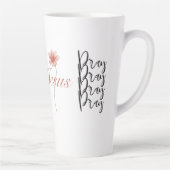 Laat God het Christendom Geloof Bijbel Jezus Latte Mok (Rechts)