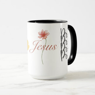 Laat God het Christendom Geloof Bijbel Jezus Mok