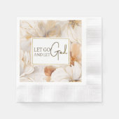 Laat God het Inspirerend citaat Christelijk Servet (Voorkant)