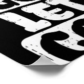 Laat God Jezus Faith Religieuze Christi citeren Poster (Hoek)