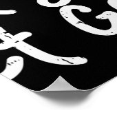 Laat God Jezus Faith Religieuze Christi citeren Poster (Hoek)