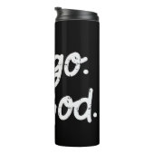 Laat God Jezus Faith Religieuze Christi citeren Thermosbeker (Geroteerd rechts)