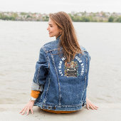 Laat God jouw verhaal schrijven Waterverf Denim Ja Denim Jacket