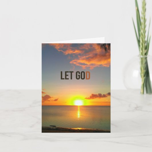 Laat God Kaart gaan. (Voorkant)