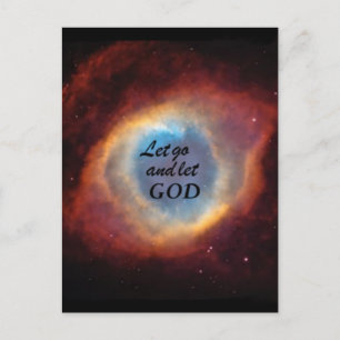"Laat God los" Briefkaart