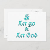 Laat God los. Briefkaart (Voorkant / Achterkant)