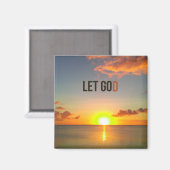 Laat God los en laat God Magneet (Voorkant / Achterkant)