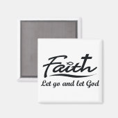 Laat God los. Magneet (Voorkant / Achterkant)