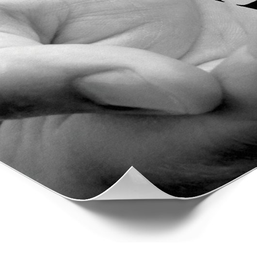 Laat God los. Poster (Hoek)