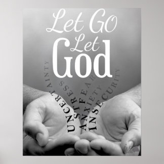 Laat God los. Poster