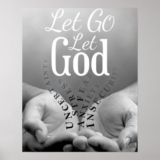 Laat God los. Poster (Voorkant)