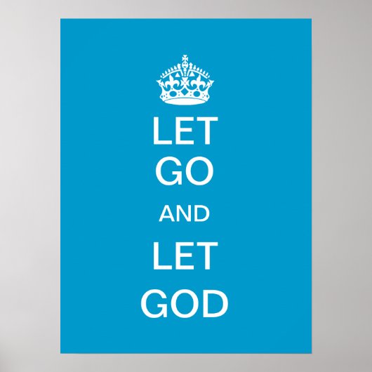 Laat God los. Poster (Voorkant)