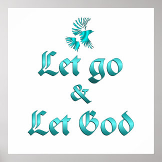 Laat God los. Poster