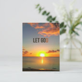 Laat God los, Saipan Sunset briefkaart (Staand voorkant)