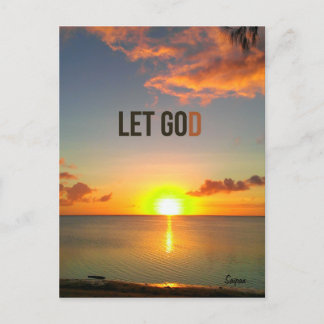 Laat God los, Saipan Sunset briefkaart