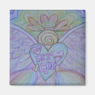 Laat God Rainbow Angel Magnet de liefde geven.