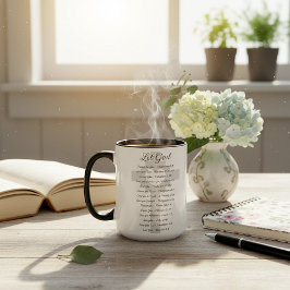 Laat God schriftuurlijke inspiratie Mok