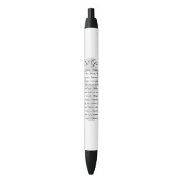 Laat God schriftuurlijke inspiratie Zwarte Inkt Pen