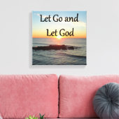 LAAT GOD SUNRISE FOTO GAAN. CANVAS AFDRUK (Insitu (Woonkamer))