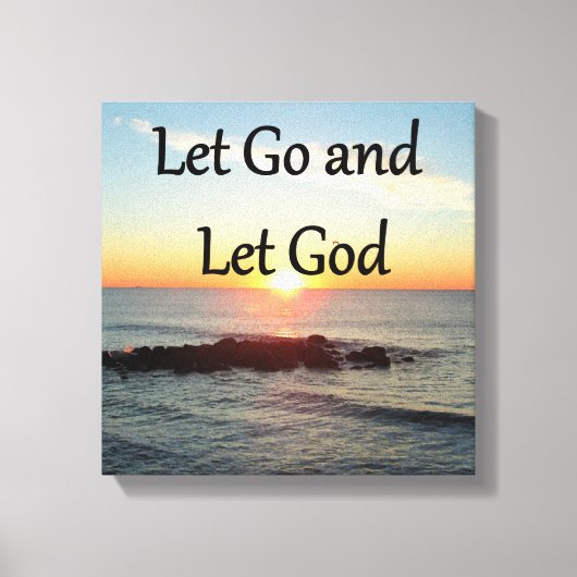 LAAT GOD SUNRISE FOTO GAAN. CANVAS AFDRUK (Voorkant)