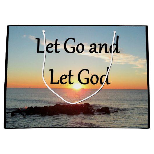 LAAT GOD SUNRISE FOTO GAAN. LARGE CADEAUTASJE (Voorkant)