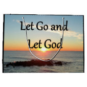 LAAT GOD SUNRISE FOTO GAAN. LARGE CADEAUTASJE (Achterkant)