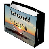 LAAT GOD SUNRISE FOTO GAAN. LARGE CADEAUTASJE (Achterkant Gekanteld)