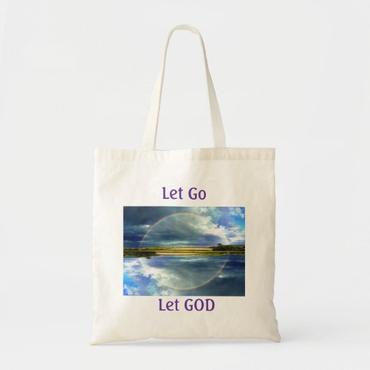 Laat GOD-tas los Tote Bag (Voorkant)