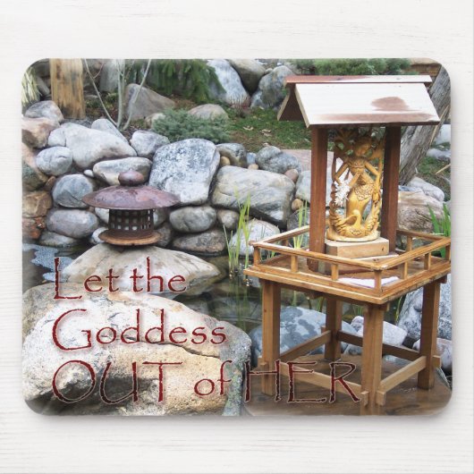 Laat Goddess uit Mousepad Muismat (Voorkant)