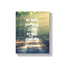 Laat God's beloftes op het Citaat van Problemen sc