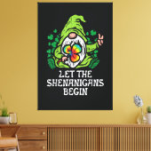 Laat grapjes beginnen canvas afdruk (Insitu (Woonkamer))