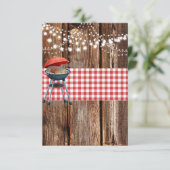 Laat Grill en Chill Verloving Dank u Kaarten (Staand voorkant)