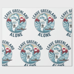 Laat Groenland met rust Cadeaupapier