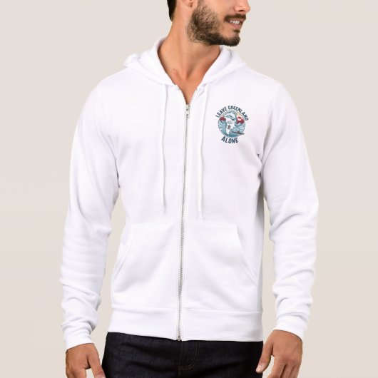 Laat Groenland met rust Hoodie (Voorkant)