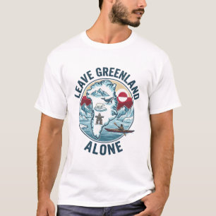 Laat Groenland met rust T-shirt
