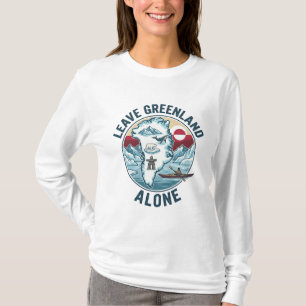 Laat Groenland met rust T-shirt