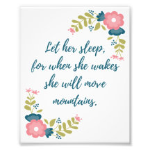 Laat haar 8x10 foto slapen