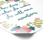 Laat haar 8x10 foto slapen foto afdruk (Hoek)