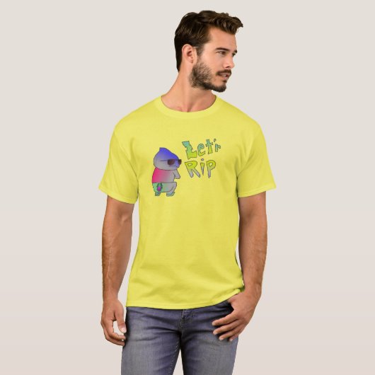Laat haar rippen t-shirt (Voorkant volledig)