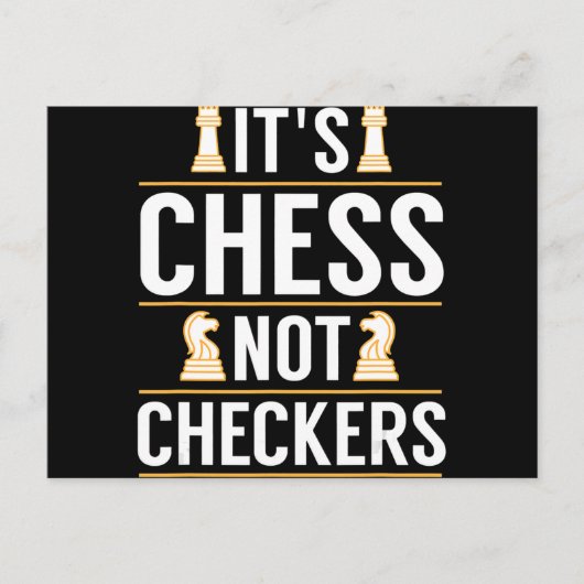 laat haar schaak los zonder de schaakspelers in te aankondigingskaart (Voorkant)