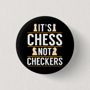 laat haar schaak los zonder de schaakspelers in te ronde button 3,2 cm