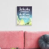 Laat haar slapen voor als ze gewikkeld canvas wakk (Insitu (Woonkamer))