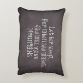 Laat haar slapen Zij Zal Bergen Verzetten Citaat Decoratief Kussen (Achterkant (Verticaal))