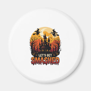 Laat Halloween Kasteel van Geestenhekserij P Magneet