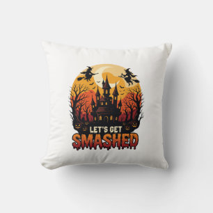 Laat Halloween Kasteel van Geestenhekserij Verplet Kussen