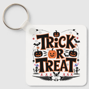 Laat Halloween plezier los met Trick or treat Magi Sleutelhanger