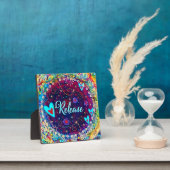 Laat harten bloemenschild Inspirerend ezel vrij Fotoplaat (Insitu)