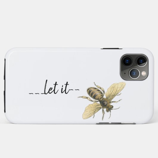 laat hem bijen Case-Mate iPhone case (Achterkant (horizontaal))