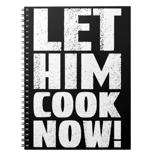 Laat hem nu koken! notitieboek (Voorkant)