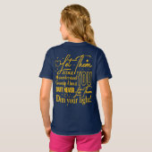 Laat hen creatieve kunstenaar ontwerpen t-shirt (Achterkant volledig)